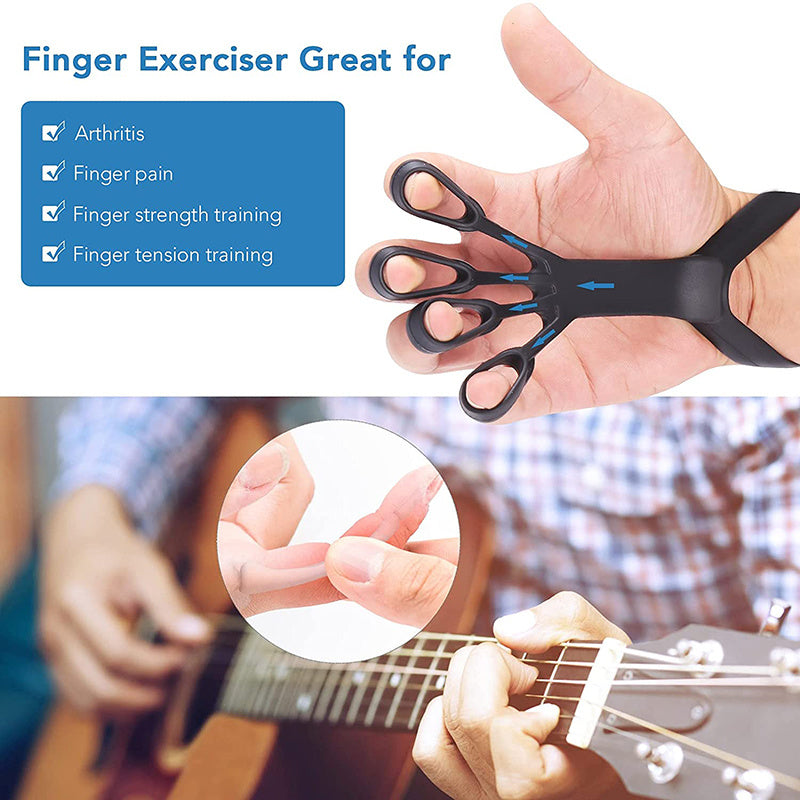 Silicone Finger Grip Trainer for Hand Strength & Pain Relief