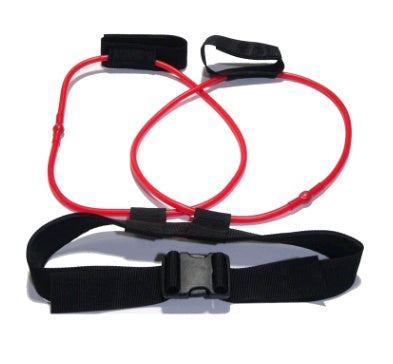 Adjustable Booty Band & Pedal Exerciser with Waist Belt – Includes Free Bag