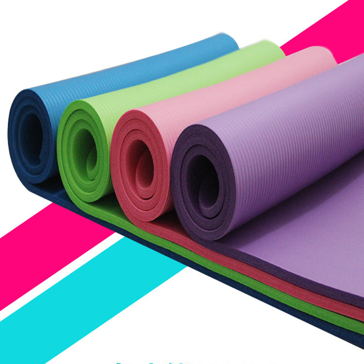 Premium 10mm Thick Yoga Mat – Extra Cushioning