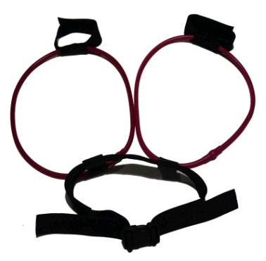 Adjustable Booty Band & Pedal Exerciser with Waist Belt – Includes Free Bag