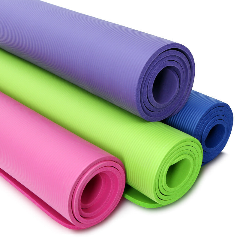 Premium 10mm Thick Yoga Mat – Extra Cushioning