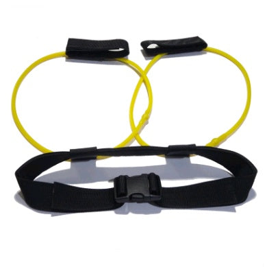 Adjustable Booty Band & Pedal Exerciser with Waist Belt – Includes Free Bag