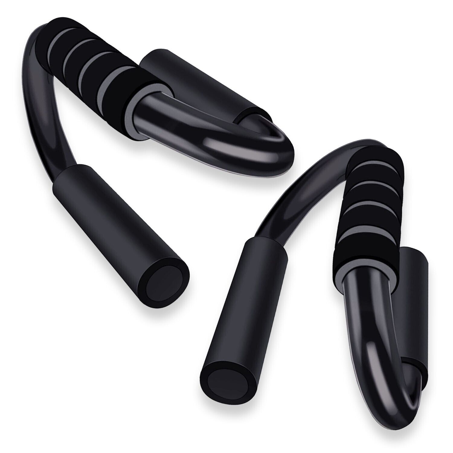 Non-Slip S-Shaped Push-Up Bars – Home Gym Fitness Equipment