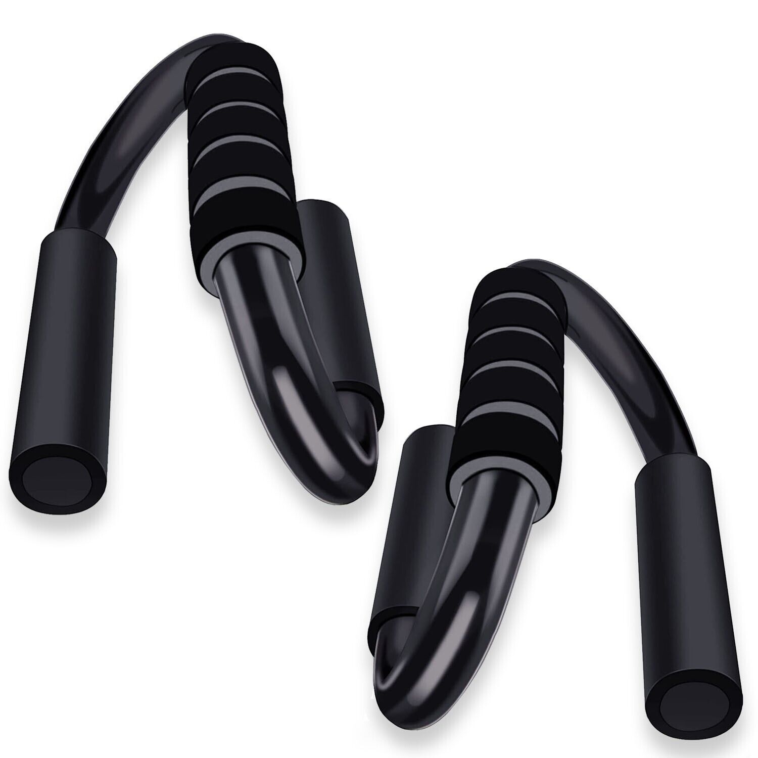 Non-Slip S-Shaped Push-Up Bars – Home Gym Fitness Equipment